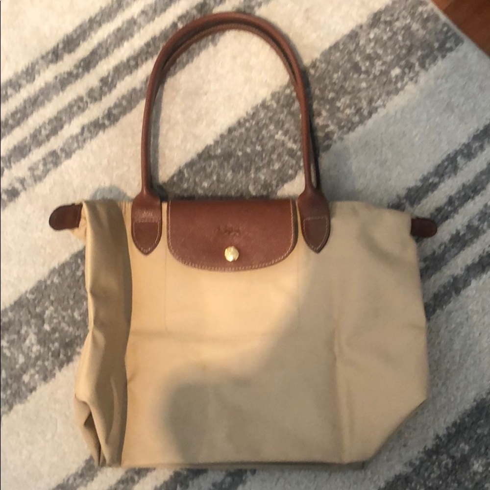 Longchamp Le Pilage Small Khaki Tote